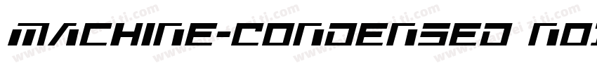 Machine-Condensed Normal字体转换